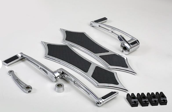 FORWARD CONTROLS WITH HEEL-TOE & 966 FLOORBOARD KIT