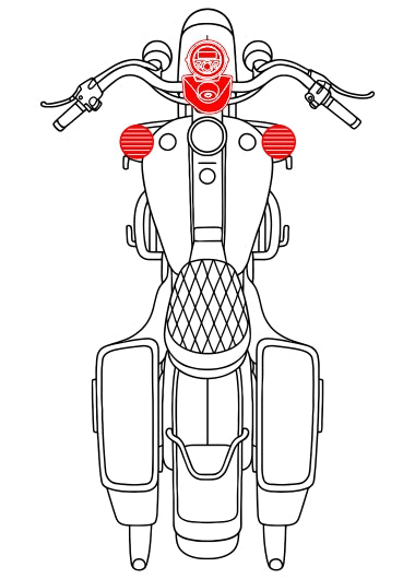 Havoc Roar Stereo 300.2 Sport System for Road King