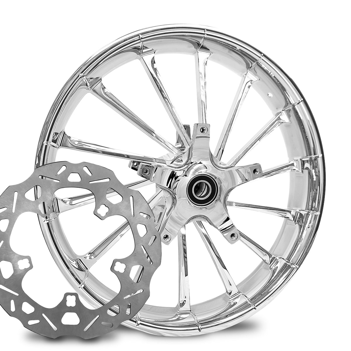 RC Components Backlash forged wheel – chrome finish