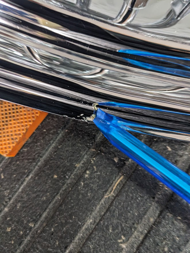 18x5.5 Dual Disc Fat Front Chrome - Minor Defect in Chrome $200 OFF!