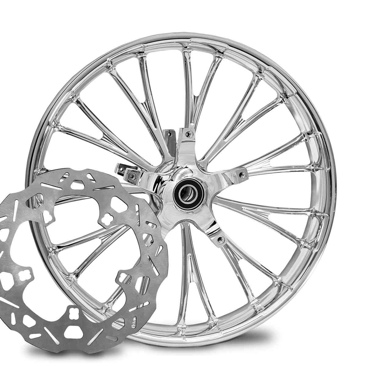 RC Components Dynasty forged wheel – chrome finish