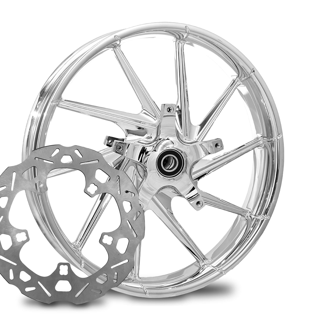 RC Components Manic forged wheel – chrome finish