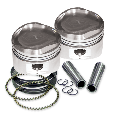 89" Low Compression Stroker Pistons For 1984-'99 HD® Big Twins W/ Super Stock Heads - Standard