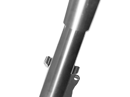 RAW Finish Fork Cans for baggers 1990-2022 -FAT tire or standard -+0,