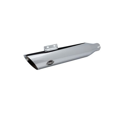 Muffler - 50 State Slash Cut 3.25" Bottom - Chrome Softail