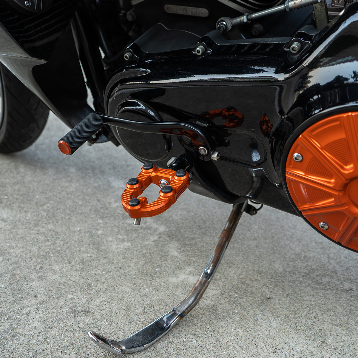 KNURLED SHIFT PEGS, ORANGE
