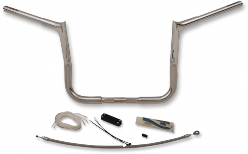 1¼" Pointed Handlebar Kit- 12" Chrome- 08-13 Street Glide/Electra Glide Models