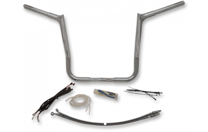 1¼" Pointed Handlebar Kit- 16" Chrome- 14-20 Street Glide/Electra Glide Models