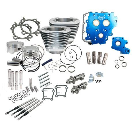 110" Power Package for HD® Twin Cam 96™, 103™ Models with 585 Easy Start® Chain Drive Cams - Silver