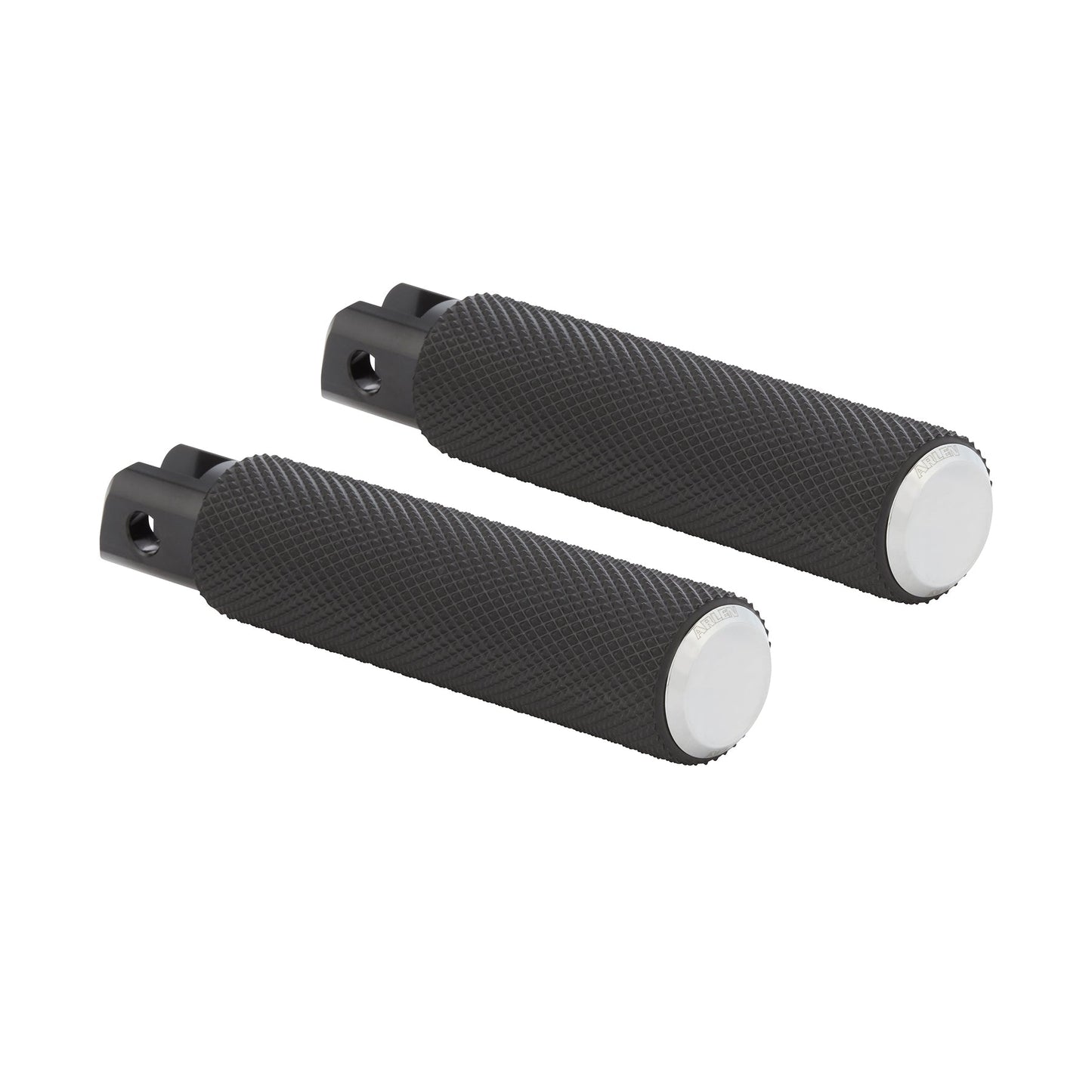 KNURLED FOOTPEGS, CHROME