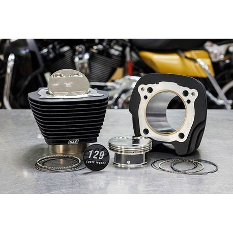 129" Big-Bore Kit 4.375" Stroke Non-Highlighted Cylinders for 2017-up M8 Models