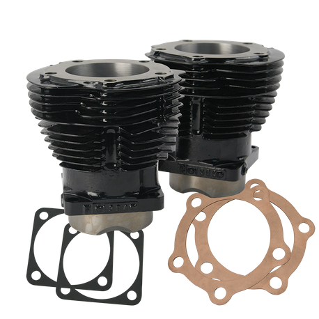 3-5/8" Bore Cylinder Set for 1936-'47 OHV Engines - Hi-Temp Black