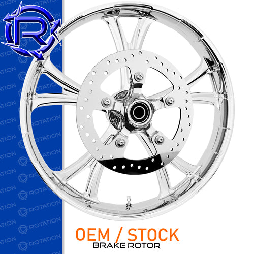Rotation Titan Chrome Touring Wheel / Front