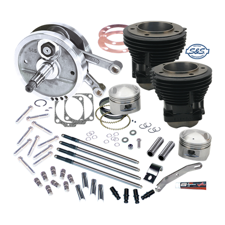 103" Sidewinder® Big Bore Stroker Kit for 1970-'84 HD® Big Twins - GlossBlack Finish