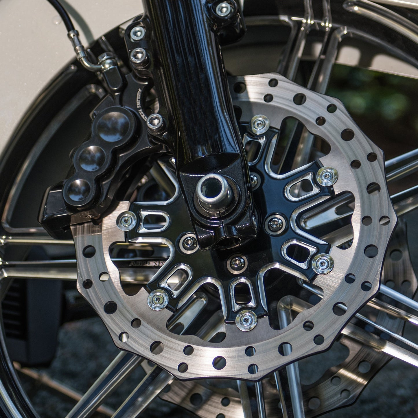 7-VALVE BRAKE ROTORS, BLACK