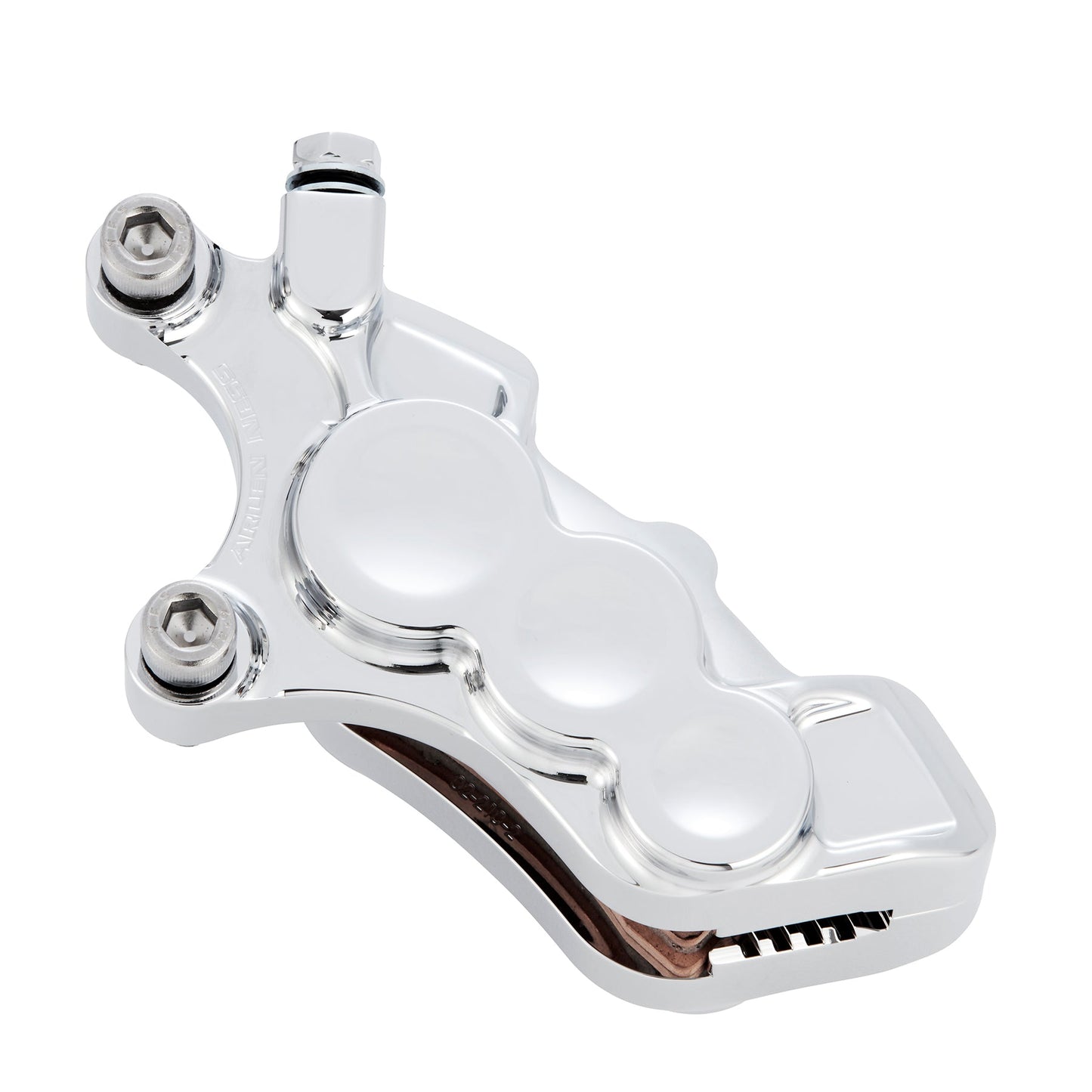 6-PISTON DIFFERENTIAL BORE BRAKE CALIPERS, 11.8" CHROME