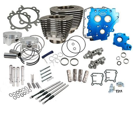 110" Power Package for HD® Twin Cam 96™, 103™ Models with 585 Easy Start® Chain Drive Cams - Wrinkle Black