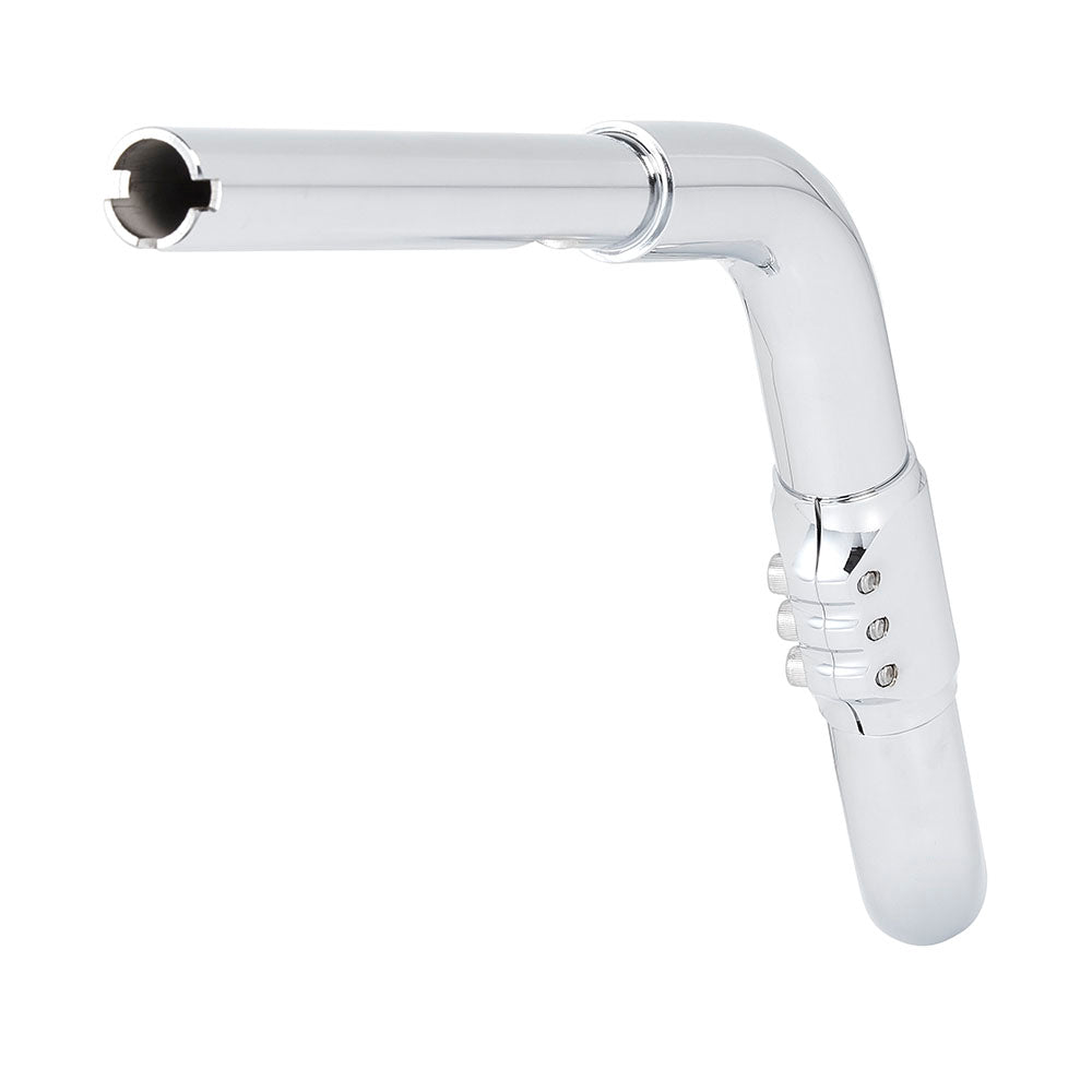 LOW-PRO 3-WAY ADJUSTABLE HANDLEBARS FOR 15-UP ROAD GLIDE, CHROME