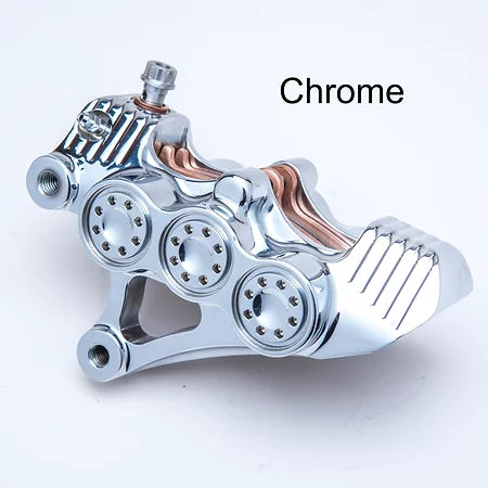 Stoppie King™ Monoblock Radial Caliper Left Side for 18" Rotor -RAW