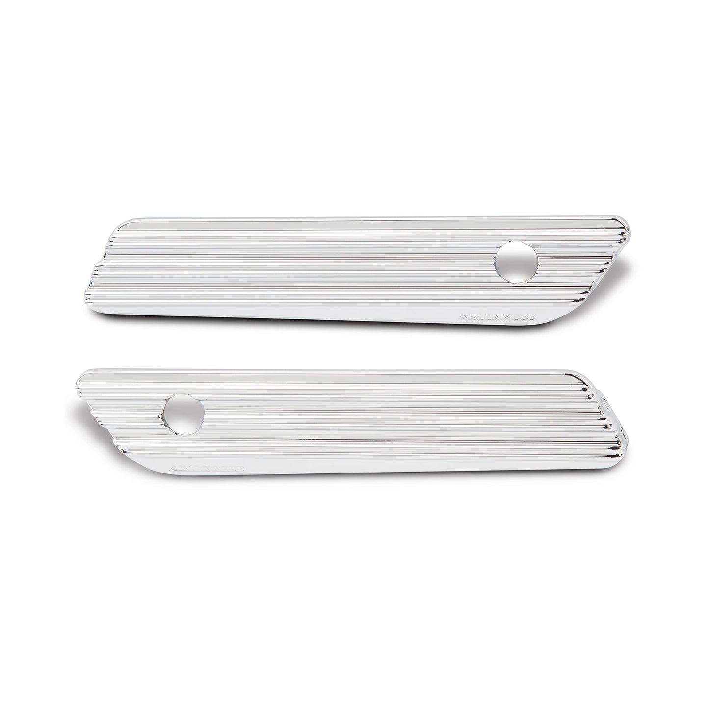 10-GAUGE® SADDLEBAG LATCH COVERS, CHROME 14-UP FLT
