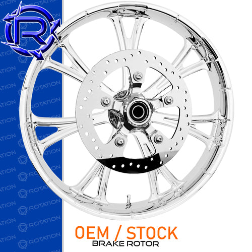 Rotation Delta Chrome Touring Wheel / Front