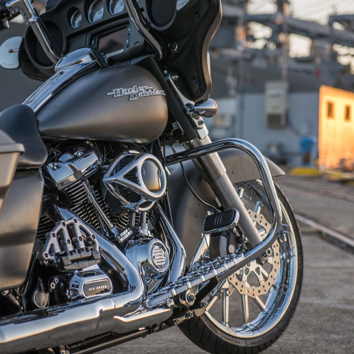 CLEAR TEAR AIR CLEANER, CHROME
