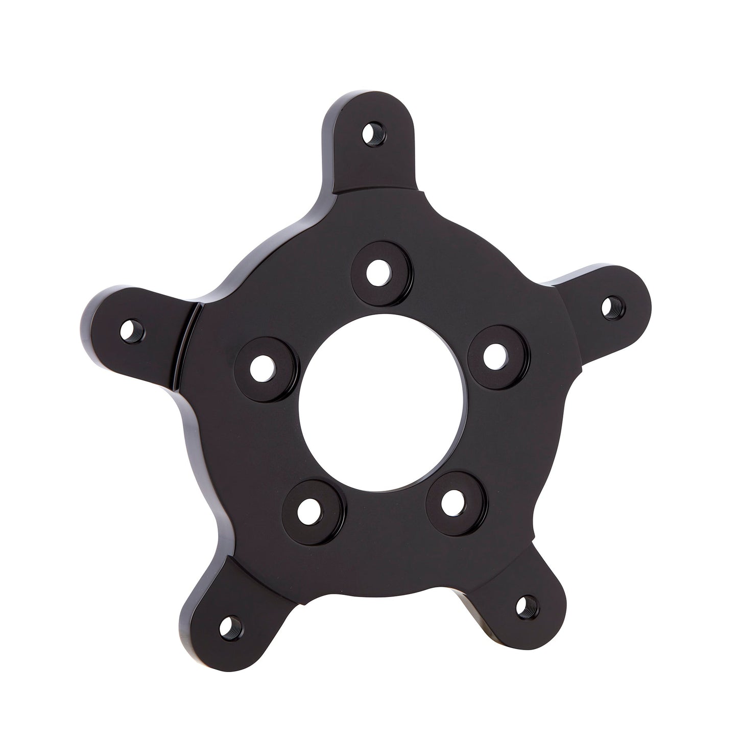 FLT BRAKE ROTOR ADAPTER, UNIVERSAL FITMENT BLACK
