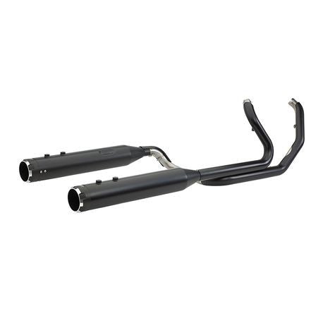 EL DORADO EXHAUST SYSTEM for M8 TOURING MODELS–Chrome with Black Thruster End Cap
