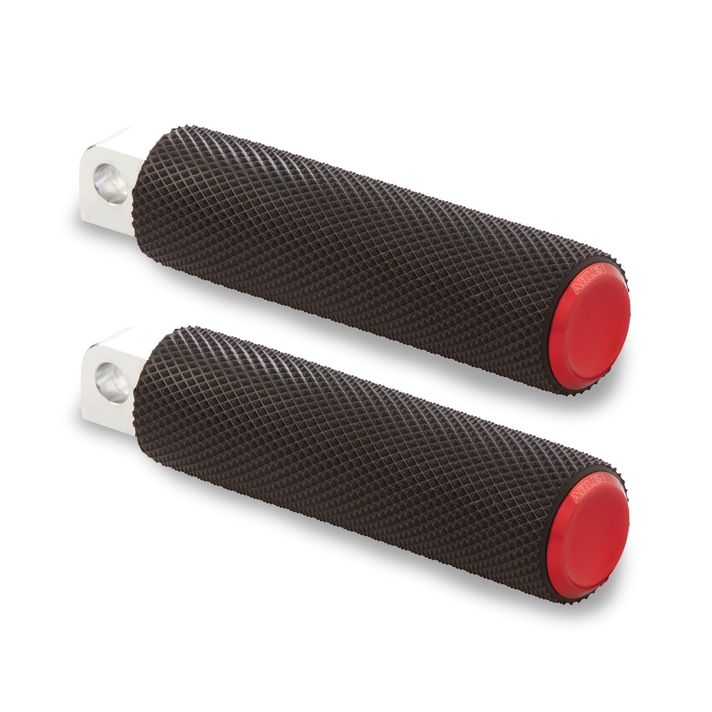 KNURLED FOOTPEGS, RED