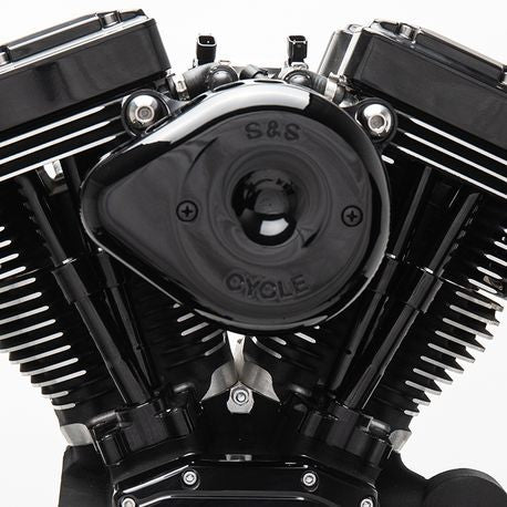 Stealth Air Cleaner Kit with Gloss Black Mini Teardrop Cover for 2008-2017 HD® Touring Models and 2016-2017 Softail®Models
