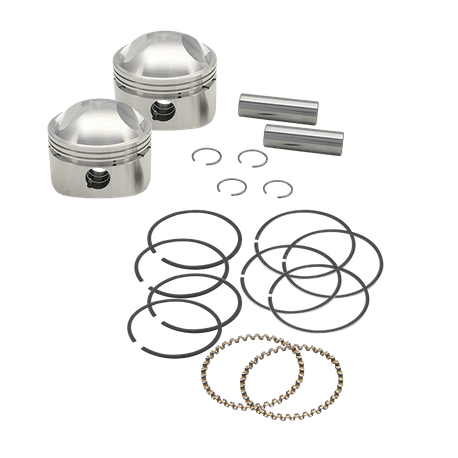 S&S® Forged Stock Bore Stroker Pistons For 1936-'84 HD® Big Twins - 3-7/16" +.010"