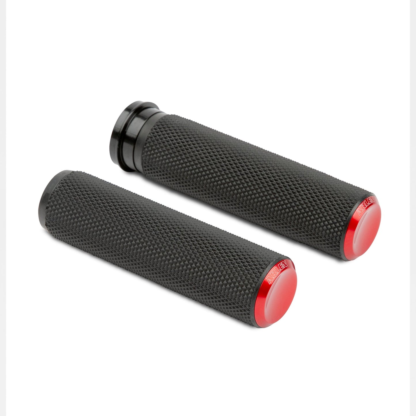 KNURLED GRIPS, RED