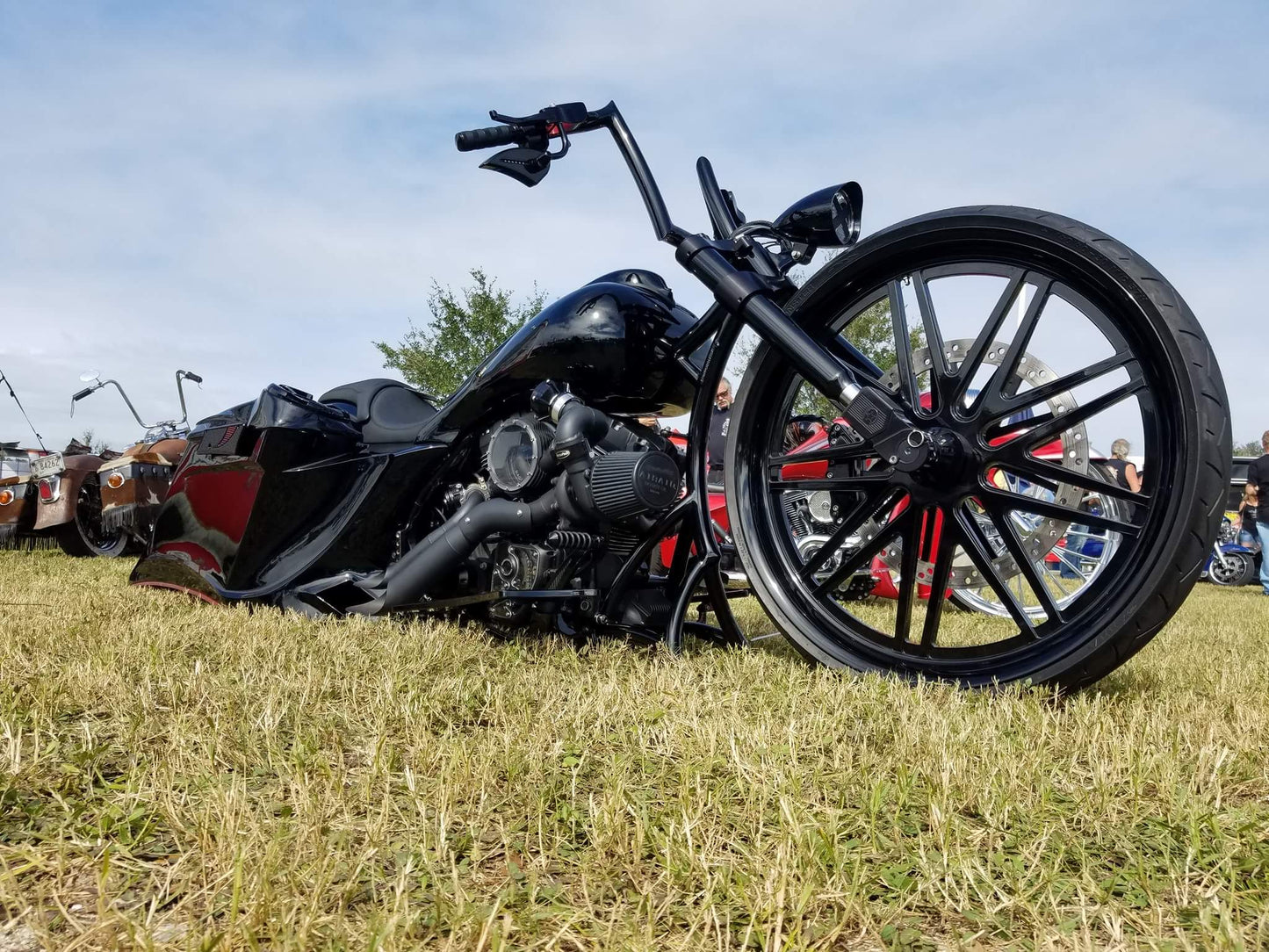 SUPER STREET WITH DIMPLES FRONT WHEEL