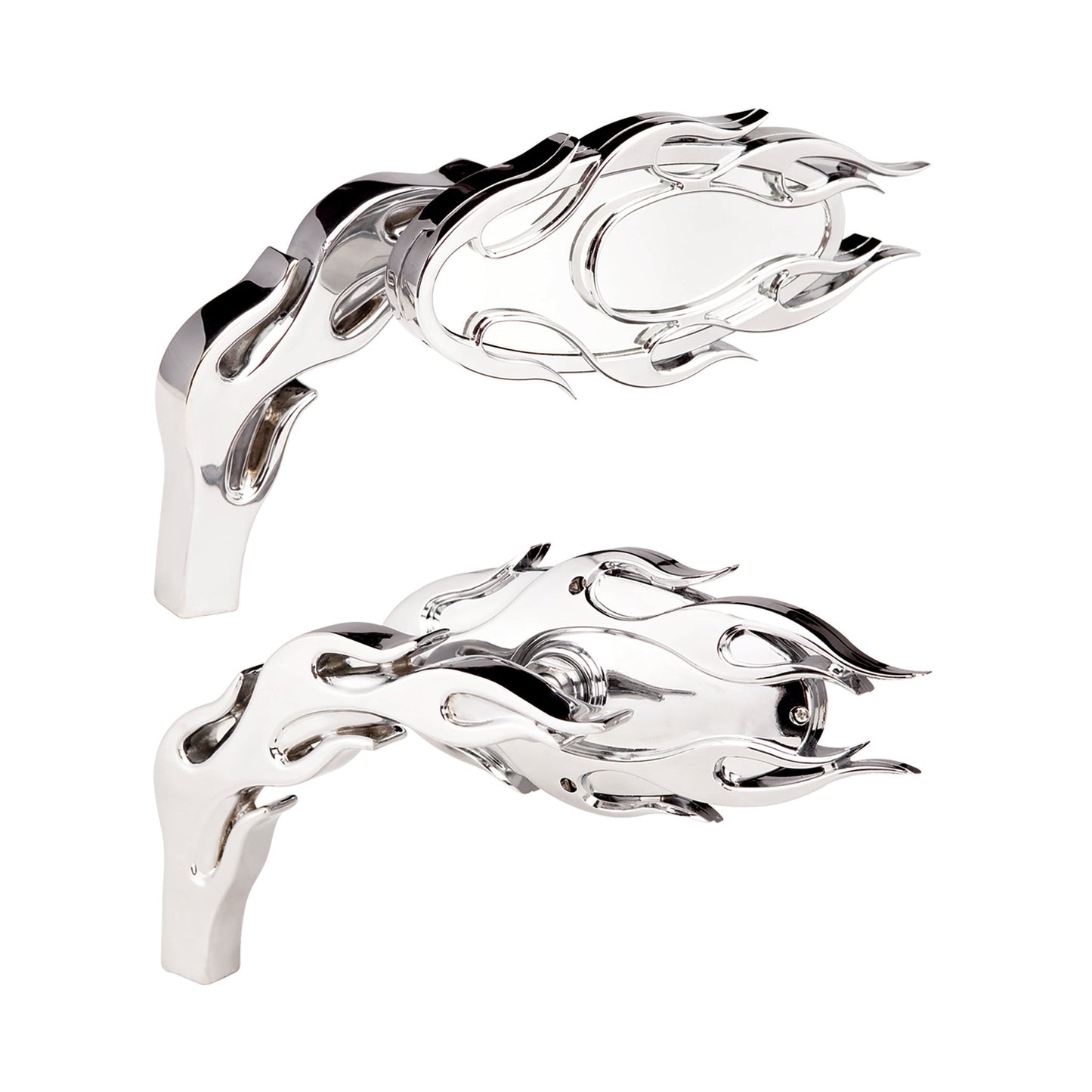 FLAMED MICRO MIRRORS, CHROME