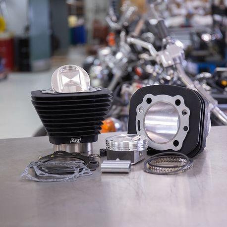1250cc Conversion Kit for 1986-2021 HD® Sportster® Models High Compression - Wrinkle Black Finish