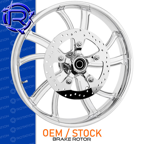 Rotation Saturn Chrome Touring Wheel / Front