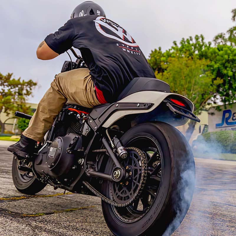 M8 Fat Bob Light and License Kit