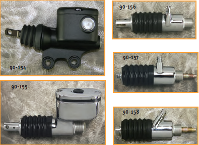 90-156 REAR MASTER CYLINDER - 97’-98’ FLT, chrome