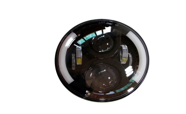 60 WATT BLACK 7" WITH ANGEL EYES