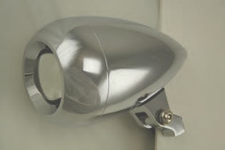 8-336 PROJECTION BULLET STYLE HEADLIGHTS.4-1/2” in dia., 8” long, H1-75 W, Single Beam (Hi or Low).