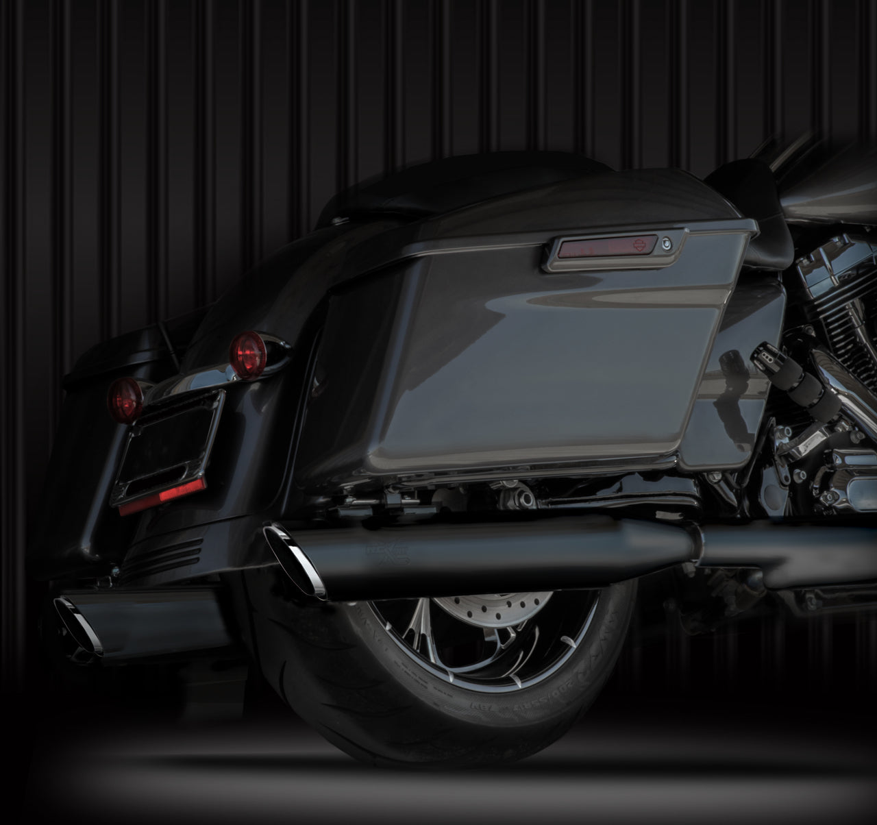 RCX 4.0 Muffler - Twin Slash Down