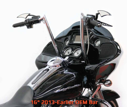 10″ – 16″ OEM MONKEY BARS 2013-EARLIER ROAD GLIDE/ROAD KING