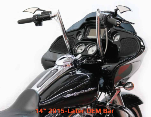 10″-16″ OEM MONKEY BARS 2015-PRESENT ROAD GLIDE