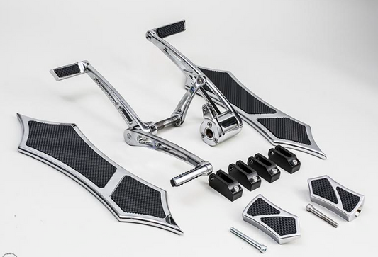 FORWARD CONTROLS WITH HEEL-TOE & 966 FLOORBOARD KIT