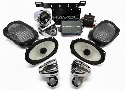 Havoc Roar Stereo 444.4-RK SB Immersive System for Road King