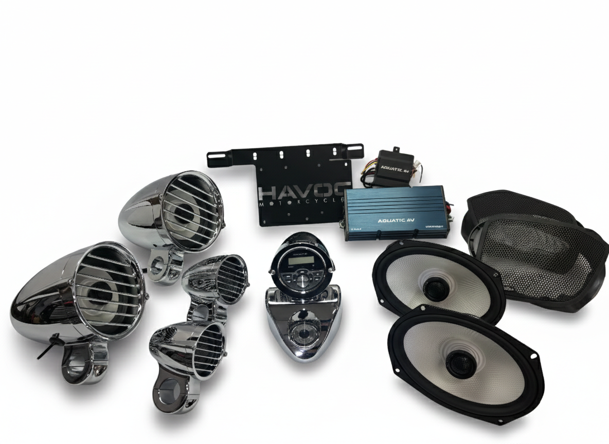 HRS-RK-924.6 Harley Road King 924W 6-Speaker Stereo