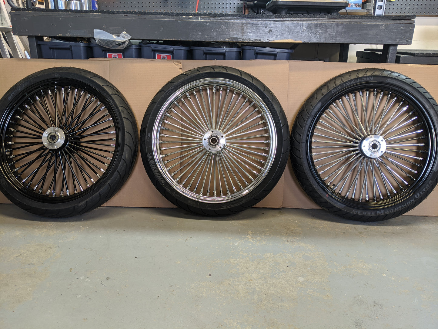 King Spoke Wheel Packages for Harley Touring Models 2000-2008