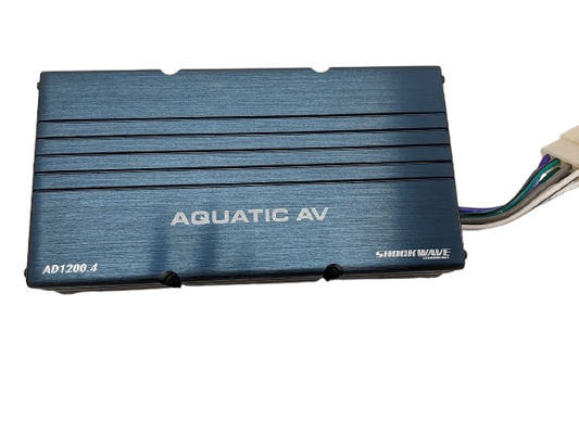 Aquatic AV AD124 1,200 Watt 4-Channel Waterproof Amplifier