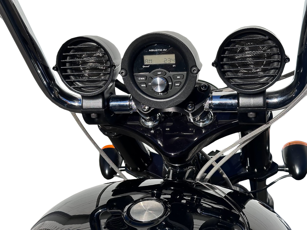 Havoc Roar Stereo HRS-ST-144.2HB Sport Handlebar System for Harley Softail
