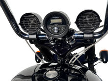 Load image into Gallery viewer, Havoc Roar Stereo HRS-ST-144.2HB Sport Handlebar System for Harley Softail
